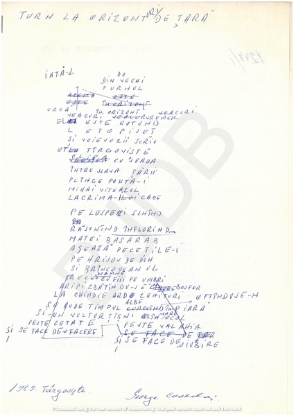 M-1247-1 - Poezii. GEORGE COANDĂ